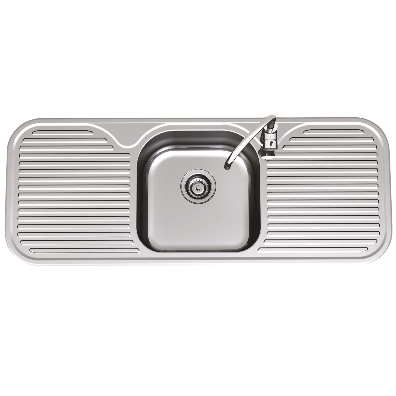 Clark 1230mm Advance Single Centre Bowl Sink thumbnail 2