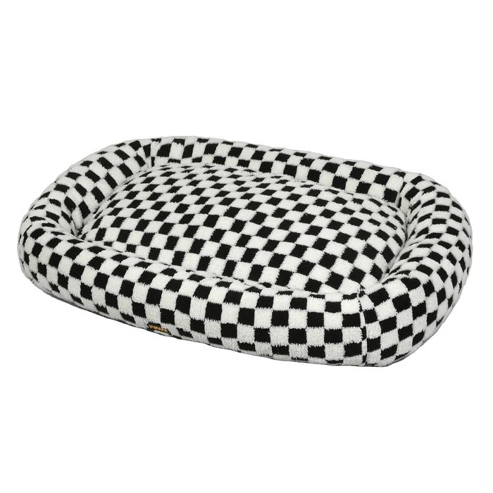PaWz Orthopedic Dog Bed Large Calming Pet Sofa Sherpa Plush Grey Large