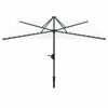 Daytek Bedrock Grey MK2 M58 Rotary Clothesline