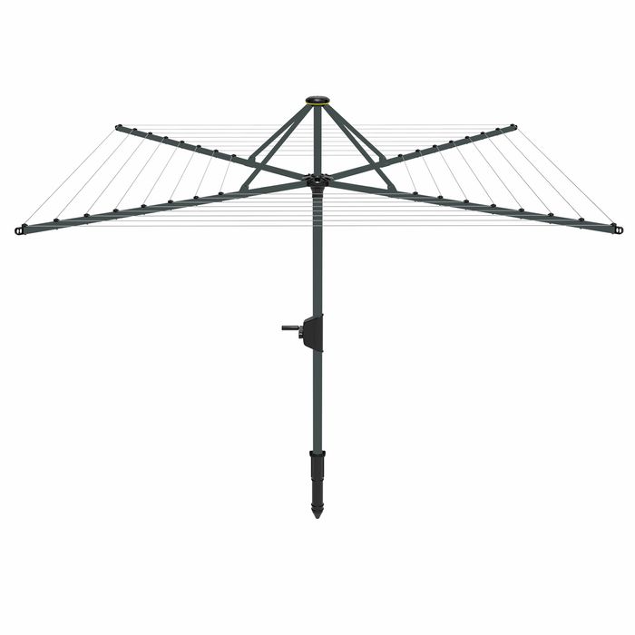Daytek Bedrock Grey MK2 M58 Rotary Clothesline