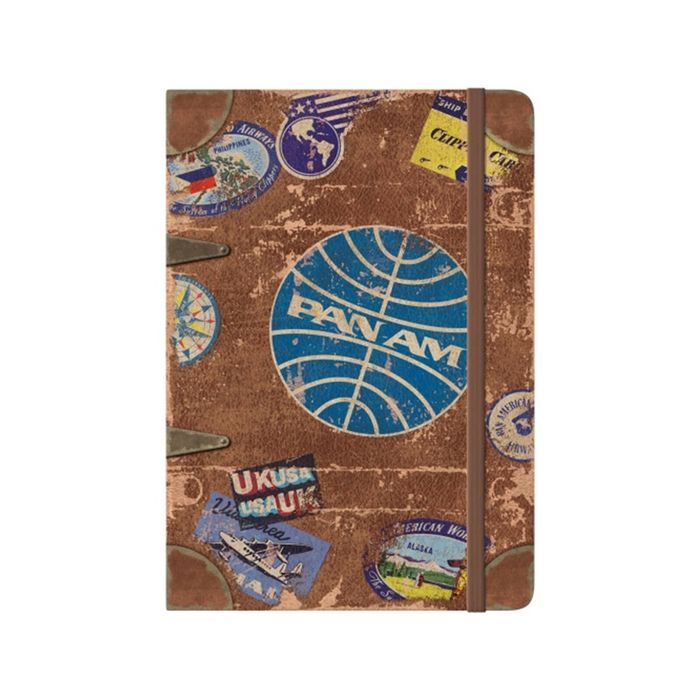 Nostalgic-art A5 Writing Notebook W/ Hard Cover Pan Am 21x15x2cm