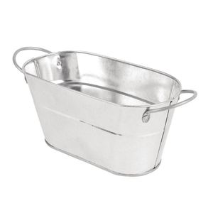Olympia Rectangular Galvanised Tub 100 X 200 X 110mm