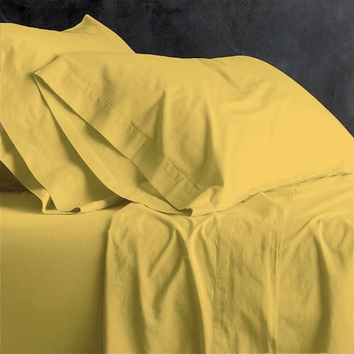 Park Avenue European Vintage Washed Cotton Sheet Set