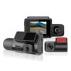Elinz 3 Channel Dash Cam 4K+1080P+2K Three Way WiFi GPS Night Vision Supercapacitor Sony Starvis Car DVR