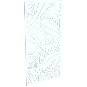 ProtectorAl 300-1200w x 1201-2400h Gloss White/Satin White Jungle Unframed Composite Deco Panel