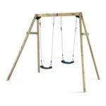 Plum Wooden Double Swing