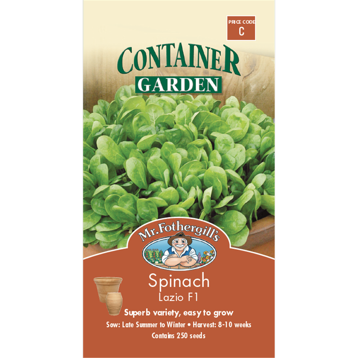 Mr Fothergill's Lazio Spinach Container Seeds