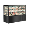 Exquisite Three Tiers Mirror Cake Display Refrigerators 1500mm Width