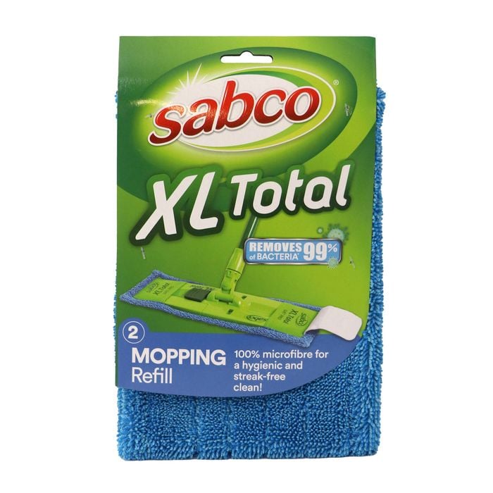 Sabco XL Total Mop Antibacterial Refill Wet Pad