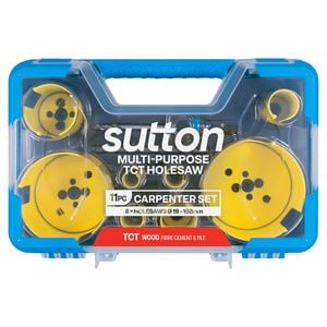 Sutton Tools 8 Piece Multi-Purpose Carpenter Holesaw Set