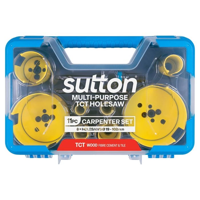 Sutton Tools 8 Piece Multi-Purpose Carpenter Holesaw Set