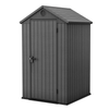 Keter Darwin 4x4' (1.2 x 1.2m) Garden Shed - Grey 