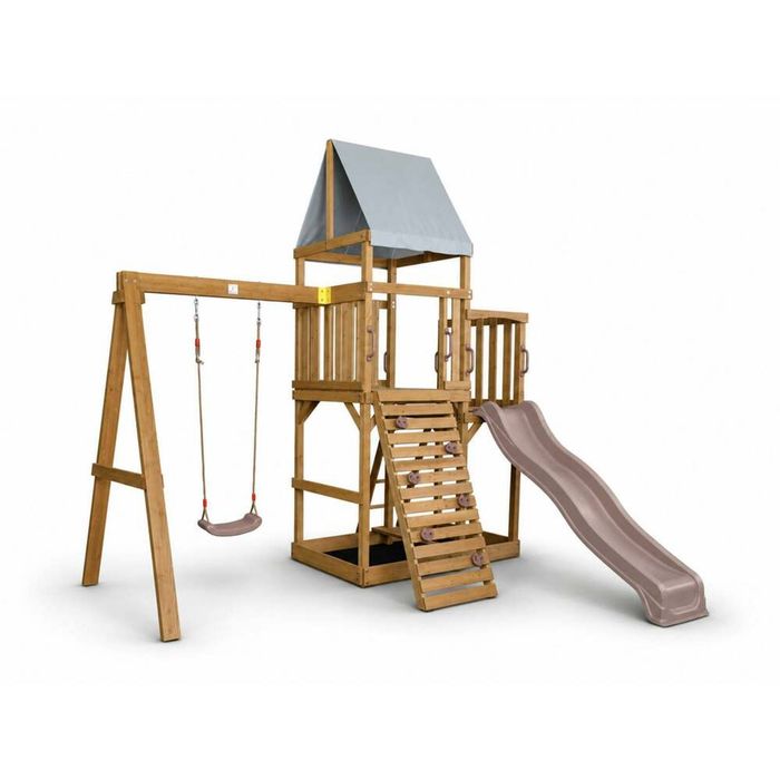 Georgia Swing Fort - Pearl Rose Slide & Accessories
