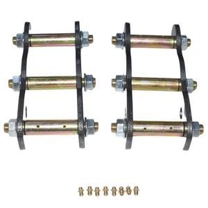 Machter Autoparts Rear 2" Lift Kit 50mm Extended Greasable Shackles Fit For Nissan Navara D22 4WD