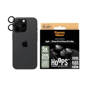 PanzerGlass HoopsTM Ceramic Lens Protector For iPhone 16 Pro / 16 Pro Max - Clear