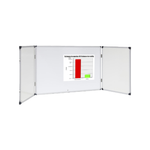 WB Cabinet Magnetic closing 1200x900mm (Closed) 2400x900mm Open MAG White