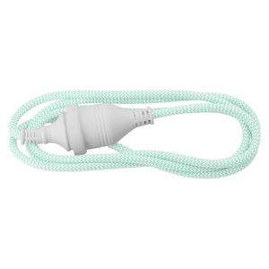Arlec 2M Ordinary Duty 10A 3G1.0mm² Braided Lead - Misty Jade