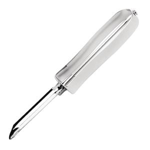 Vogue Swivel Peeler Stainless Steel Ergonomic Commercial Kitchen Tool 152x65mm