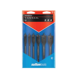 Sutton Tools 6 Piece Spade Bit Set