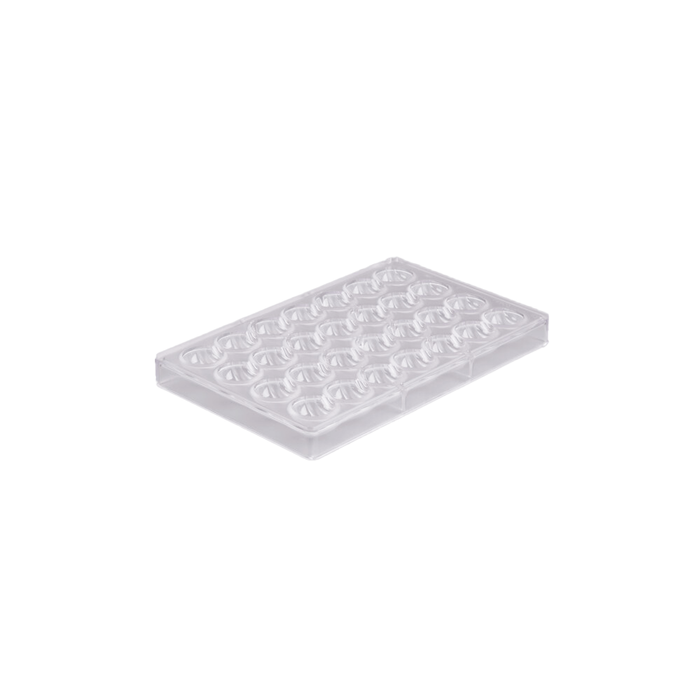 Matfer Bourgeat Chocolate Mould 28 Striped Hemisphere
