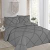 Bloomington Beverley Charcoal 3 Pce Lightly Quilted Polyester Cotton Coverlet Set Queen