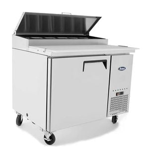 Atosa Single Door Pizza Prep Table Refrigerator Mpf8201