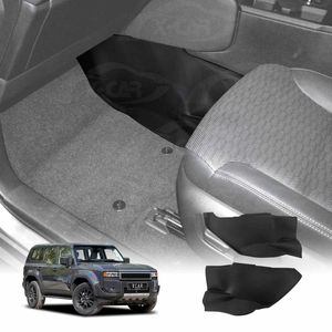 Front Floor Side Protector Mats for Toyota Prado 250 2024-Onwards Interior Footwell Cover