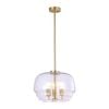 Cla Lighting Cuad Interior Wine Glass Shape Glass Shade Pendant Light Clear