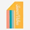 Decathlon | Microfibre Swimming Towel Size Xl 110 X 175 Cm - Print Summer Yellow - One Size
