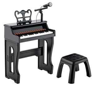 Costway 37-Key Electronic Piano Keyboard Musical Toy Instrument Black