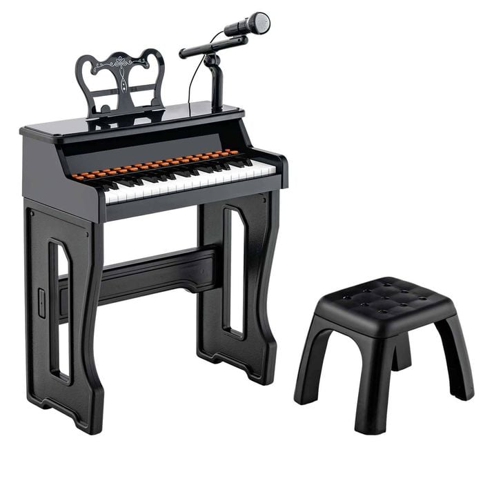 Costway 37-Key Electronic Piano Keyboard Musical Toy Instrument Black