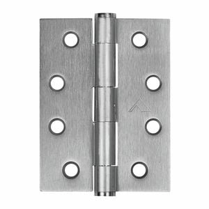 Pinnacle 100mm Fixed Pin Butt Hinge - 2 Pack