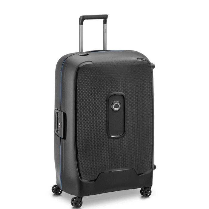 Delsey Moncey Mr Hardside Medium 76cm Zipless Spinner Suitcase Black