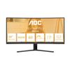 Aoc Cu34b3e 34" 3k Wqhd 120hz 1ms Adaptive-sync Curved Va Monitor