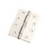Zenith 100mm  Satin Stainless Steel Butt Hinge Fixed Pin