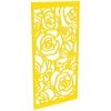 ProtectorAl 300-1200 x 1201-2400mm Light Yellow/Gloss White Roses Unframed Composite Deco Panel