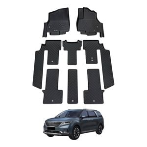 AUSGO 3-Row Set Car Floor Mats for KIA Carnival KA4 Series Petrol&Diesel 2020-Onwards Floor Liners