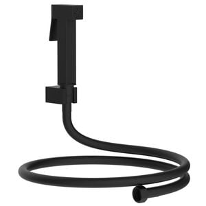 evekare 1.2m Matte Black Square Bidet Spray with Holder