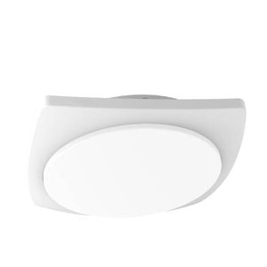 CLA Lighting Ulan Exterior LED Square Wall Ceiling Light IP65 White