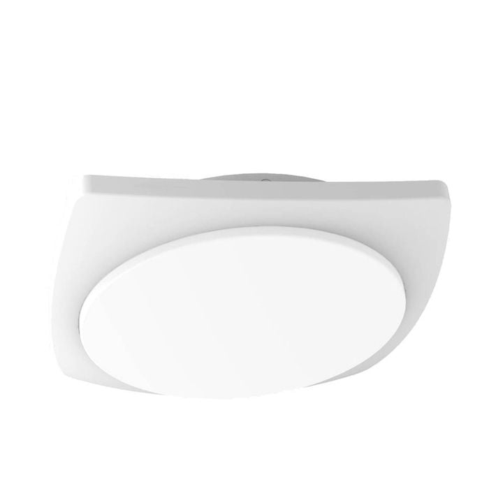 CLA Lighting Ulan Exterior LED Square Wall Ceiling Light IP65 White
