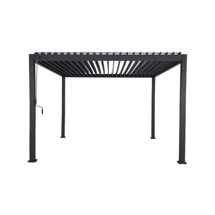 Coolaroo 3.6 x 3.6m Charcoal Fairhaven Gazebo