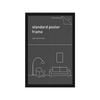Frames & Hangers Wall Hanging Sleek Maxi Poster Frame Black 61x91.5cm