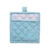 Herringbone Pot Holders - Blue