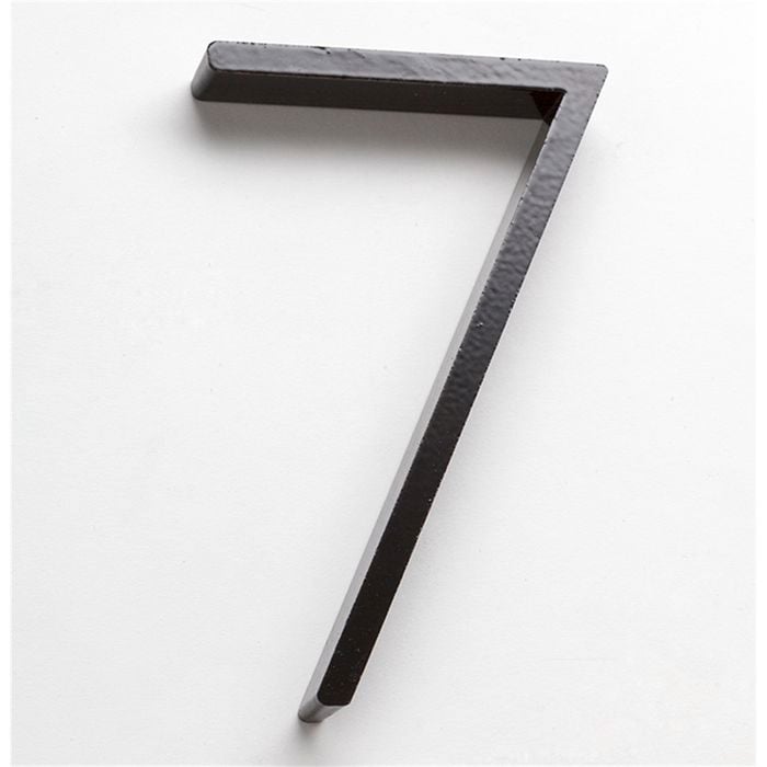 Sandleford 120mm 7 Black Slimline Numeral With Fixing