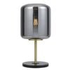 Telbix Korova Modern Table Desk Lamp Light Marble Metal Glass Black Marble Black Brass Matt Smoke