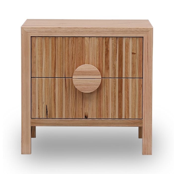 Zara Messmate And Ash Paling 2 Drawer Bedside Table
