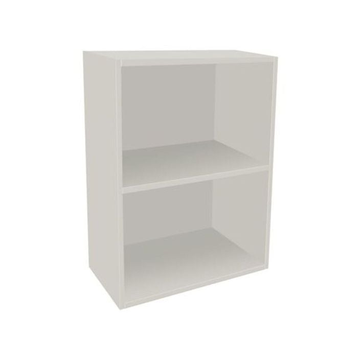 Kaboodle 500-599mm White Pepper Customisable Deep Open Wall Shelf