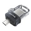 Sandisk Ultra Otg Usb Drive – 256gb Dual Connector – Clear Design – High-capacity Storage