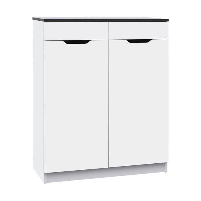 6 Tier Shoe Rack Storage Cabinet White