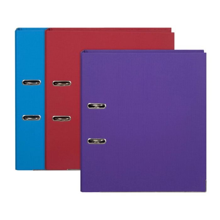 3x Marbig Pe Lever Arch File Folder A4 Document Organiser Holder Assort